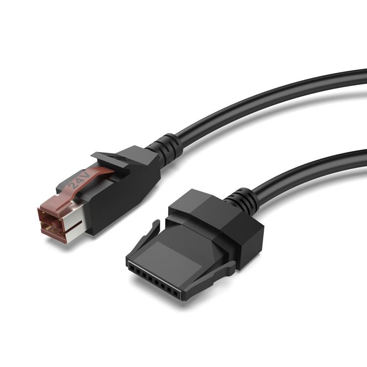 Cavo dati USB alimentato a 24 V a 8 pin per stampanti e sistemi POS, 1.8m Cavo dati USB alimentato a 24 V a 8 pin per stampanti e sistemi POS, 1.8m